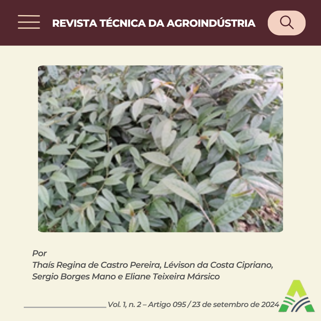 PROPRIEDADES NUTRICIONAIS E POTENCIAL DE APLICAÇÃO TECNOLÓGICA DA ORA-PRO-NOBIS (Pereskia aculeata)